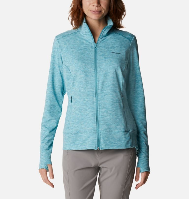 Women\'s Columbia Weekend Adventure Full Zip Jackets Turquoise | CA-N36L4