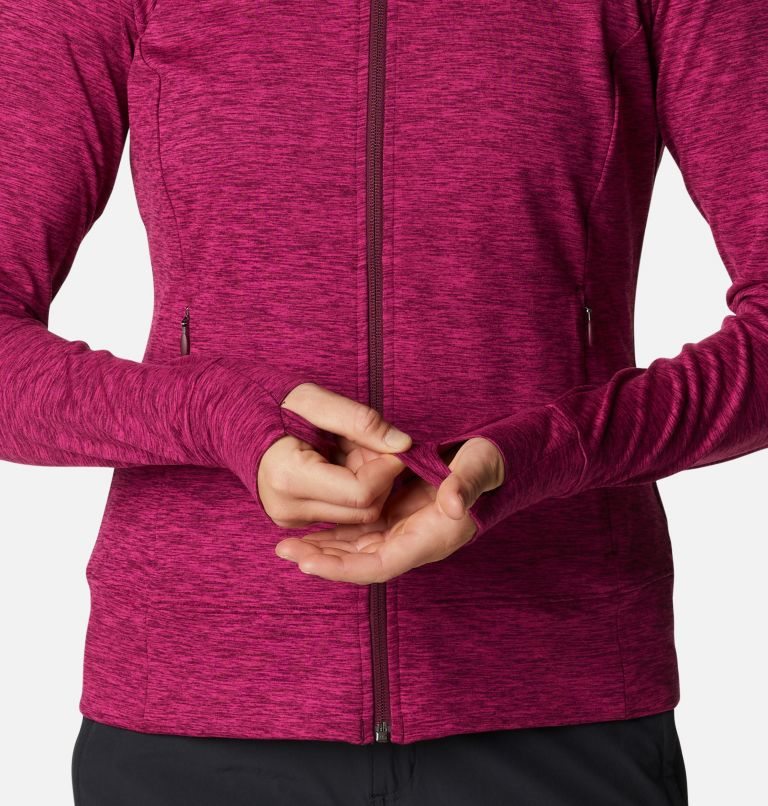 Women's Columbia Weekend Adventure Full Zip Jackets Fuchsia | CA-OA564