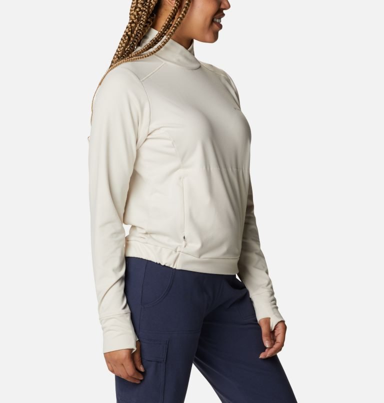 Women's Columbia Weekend Adventure Sweatshirts Cream | CA-NA85C