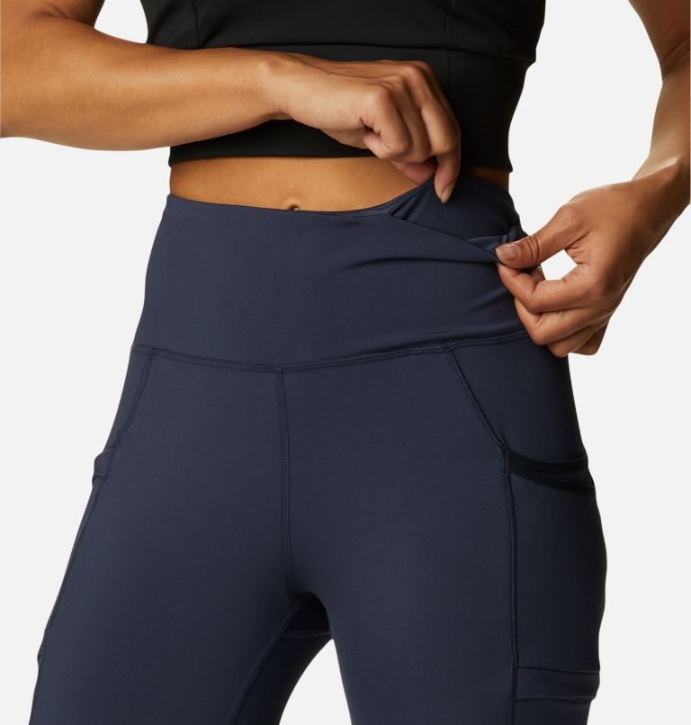 Women's Columbia Windgates II Leggings Navy | CA-W5LA0