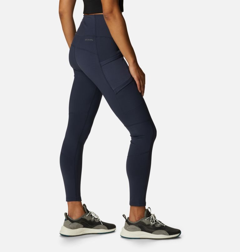 Women's Columbia Windgates II Leggings Navy | CA-W5LA0