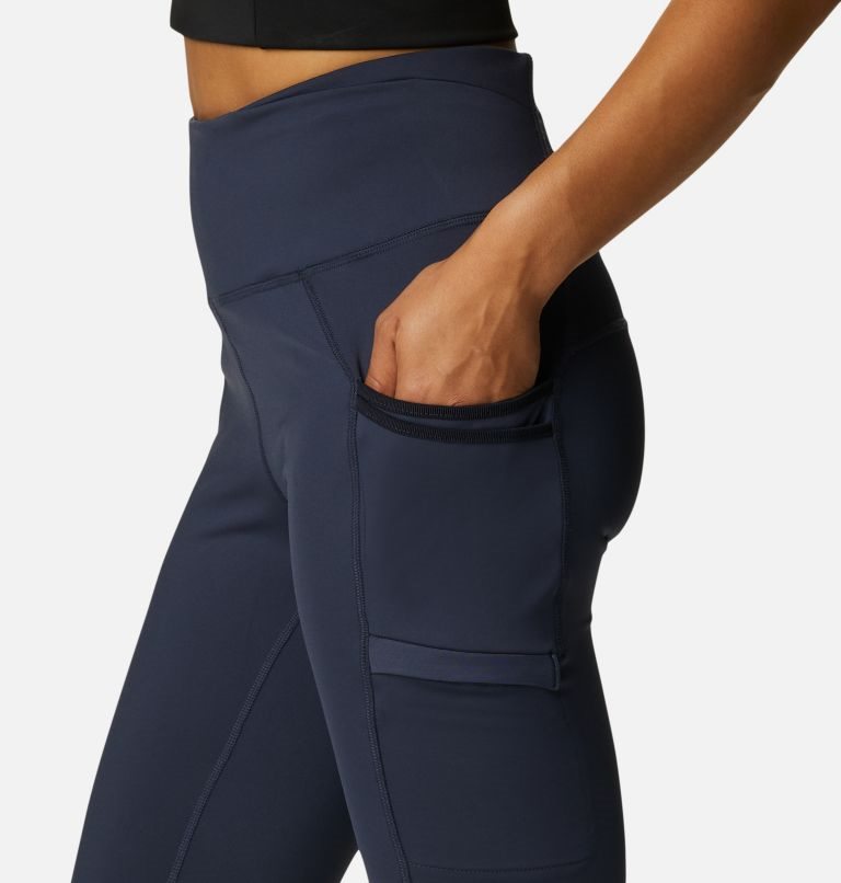 Women's Columbia Windgates II Leggings Navy | CA-W5LA0