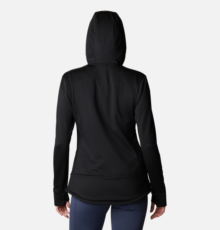 Women's Columbia Windgates Tech Full Zip Fleece Jackets Black | CA-C5C84